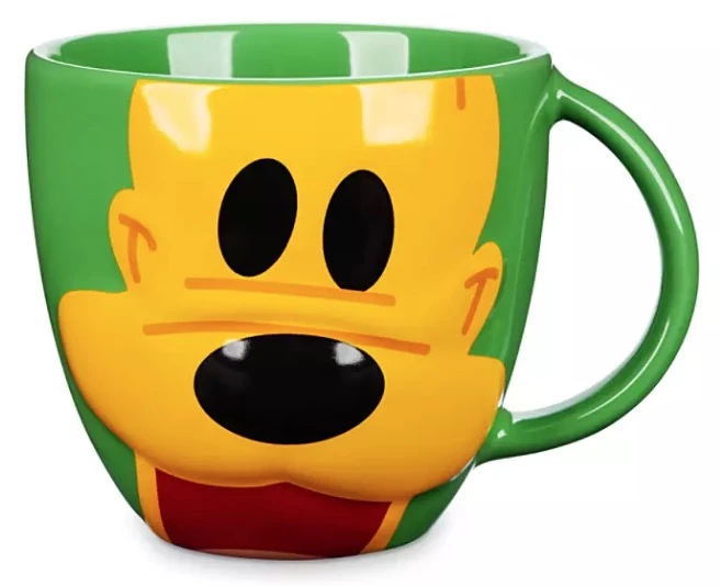 Buy โ Disney Coffee Mug - Pluto Face - Mousewares ๐งจ