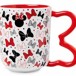 Coupon 🛒 Disney Coffee Mug - Minnie Mouse Bow Handle 🎁