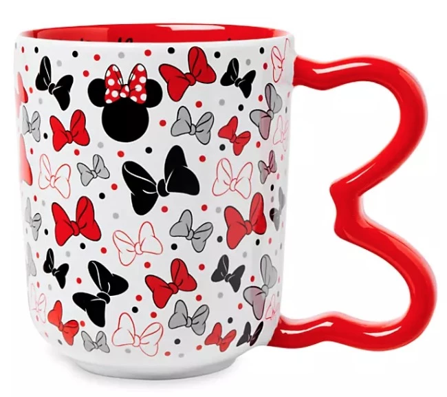 Coupon 🛒 Disney Coffee Mug - Minnie Mouse Bow Handle 🎁