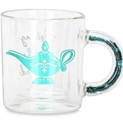 New 😍 Disney Glass Mug - Genie Lamp - Aladdin 👍
