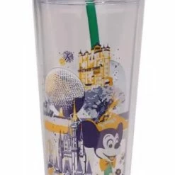 Brand new 👍 Disney Tumbler With Straw - Starbucks - Disney Parks - 5th Edition 🔥