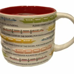 New ⭐ Disney Coffee Mug - Monorail - Stand Clear Of The Doors ⌛
