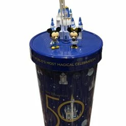 Best Sale 😍 Disney Tumbler With Straw - 50th Anniversary - Mickey & Minnie 🥰