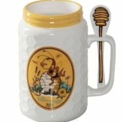 Cheapest 💯 Disney Coffee Mug With Spoon - 2022 Epcot Flower & Garden - Spike The Bee 🎁