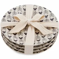 Buy 🌟 Disney Salad Plate Set - Mickey Mouse Homestead - Black & Cream 🌟