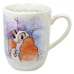 Outlet 😉 Disney Coffee Mug - Lady And The Tramp - Spaghetti 😍
