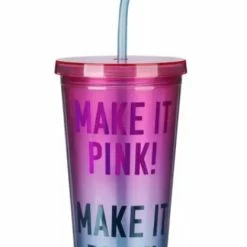 Best Sale ❤️ Disney Tumbler With Straw - Make It Pink, Make It Blue 🎉
