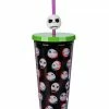 Cheapest ⌛ Disney Tumbler With Straw - Jack Skellington - Faces 🎁