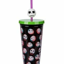 Cheapest ⌛ Disney Tumbler With Straw - Jack Skellington - Faces 🎁