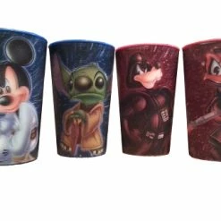Buy 🤩 Disney Plastic Cups Set - Star Wars Characters - Lenticular ✔️