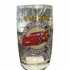 Deals 😍 Disney Arribas Juice Glass - Lightning McQueen - Jeweled 😀